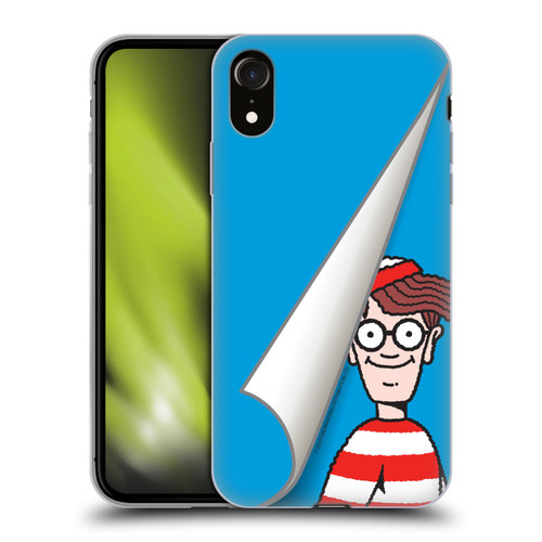 Where's Wally? Graphics Peek Soft Gel Case for Apple iPhone XR