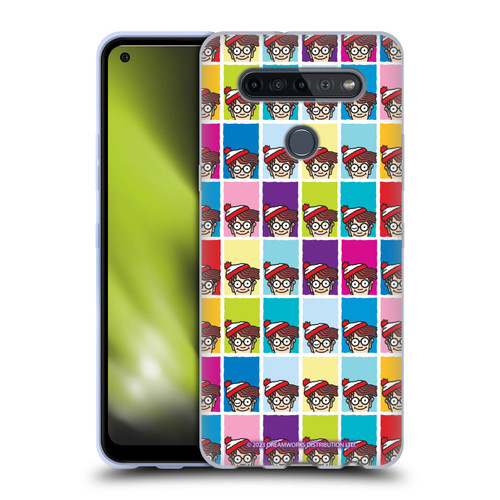 Where's Wally? Graphics Portrait Pattern Soft Gel Case for LG K51S