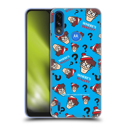 Where's Wally? Graphics Head Pattern Soft Gel Case for Motorola Moto E7 Power / Moto E7i Power