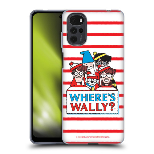 Where's Wally? Graphics Characters Soft Gel Case for Motorola Moto G22