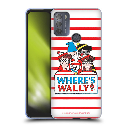 Where's Wally? Graphics Characters Soft Gel Case for Motorola Moto G50