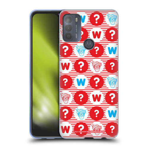 Where's Wally? Graphics Circle Soft Gel Case for Motorola Moto G50