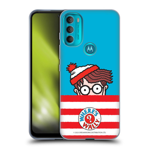 Where's Wally? Graphics Half Face Soft Gel Case for Motorola Moto G71 5G