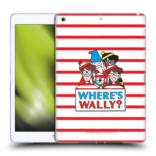 Where's Wally? Graphics Characters Soft Gel Case for Apple iPad 10.2 2019/2020/2021