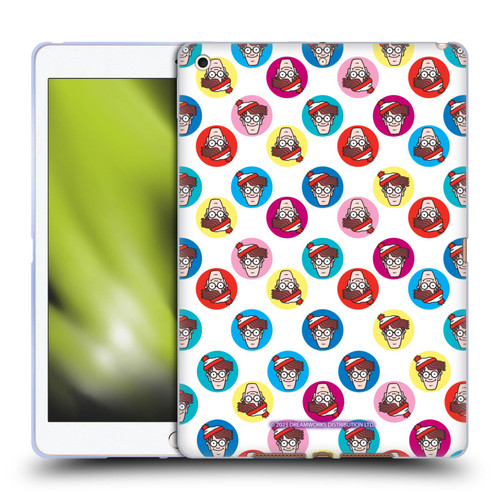 Where's Wally? Graphics Face Pattern Soft Gel Case for Apple iPad 10.2 2019/2020/2021