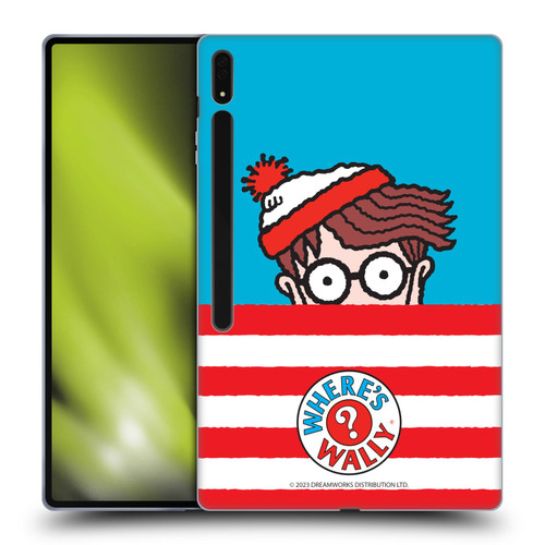 Where's Wally? Graphics Half Face Soft Gel Case for Samsung Galaxy Tab S8 Ultra