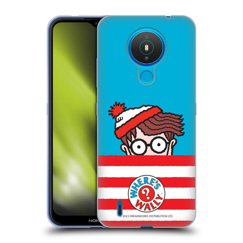 Where's Wally? Graphics Half Face Soft Gel Case for Nokia 1.4