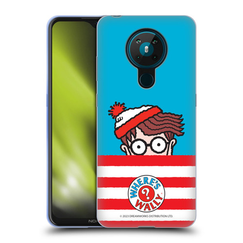 Where's Wally? Graphics Half Face Soft Gel Case for Nokia 5.3