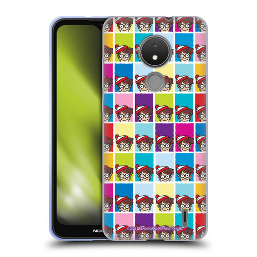 Where's Wally? Graphics Portrait Pattern Soft Gel Case for Nokia C21