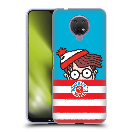 Where's Wally? Graphics Half Face Soft Gel Case for Nokia G10