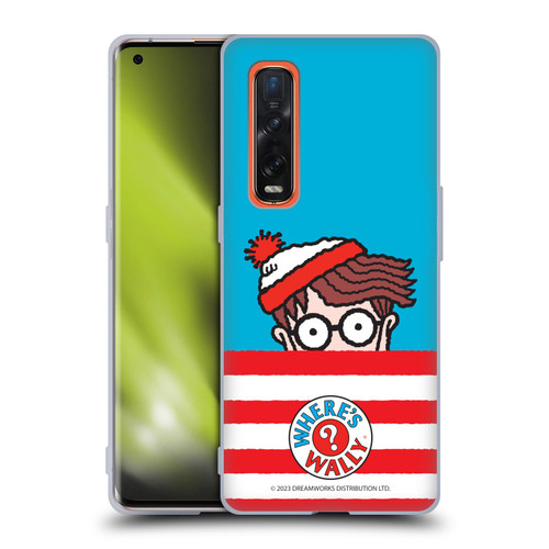 Where's Wally? Graphics Half Face Soft Gel Case for OPPO Find X2 Pro 5G