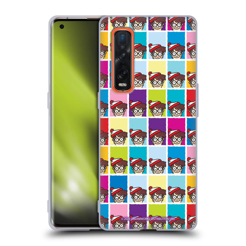 Where's Wally? Graphics Portrait Pattern Soft Gel Case for OPPO Find X2 Pro 5G