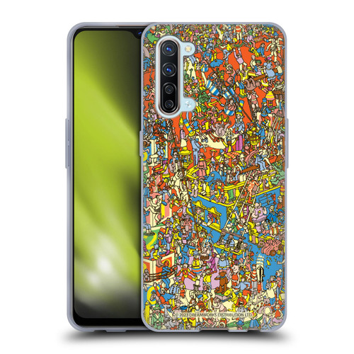 Where's Wally? Graphics Hidden Wally Illustration Soft Gel Case for OPPO Find X2 Lite 5G