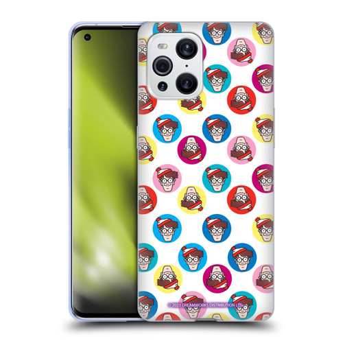 Where's Wally? Graphics Face Pattern Soft Gel Case for OPPO Find X3 / Pro