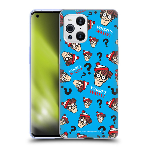 Where's Wally? Graphics Head Pattern Soft Gel Case for OPPO Find X3 / Pro