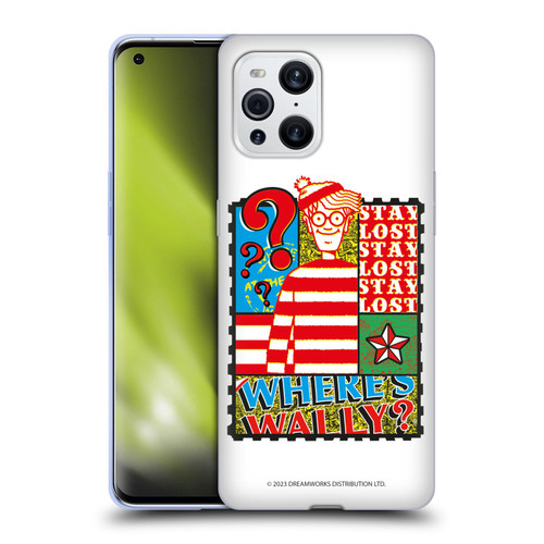 Where's Wally? Graphics Stay Lost Soft Gel Case for OPPO Find X3 / Pro