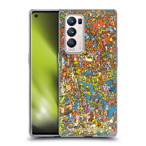 Where's Wally? Graphics Hidden Wally Illustration Soft Gel Case for OPPO Find X3 Neo / Reno5 Pro+ 5G