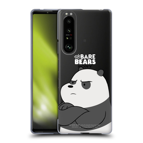 We Bare Bears Character Art Panda Soft Gel Case for Sony Xperia 1 III