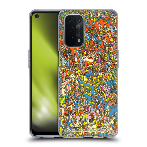 Where's Wally? Graphics Hidden Wally Illustration Soft Gel Case for OPPO A54 5G