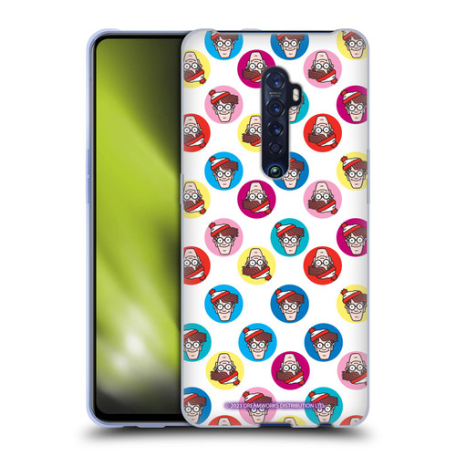 Where's Wally? Graphics Face Pattern Soft Gel Case for OPPO Reno 2