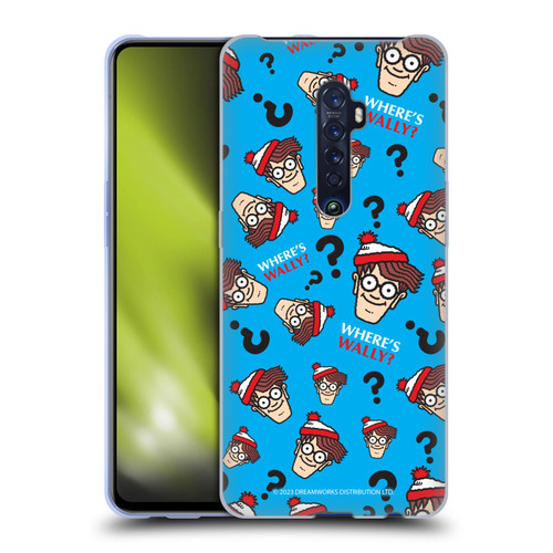Where's Wally? Graphics Head Pattern Soft Gel Case for OPPO Reno 2