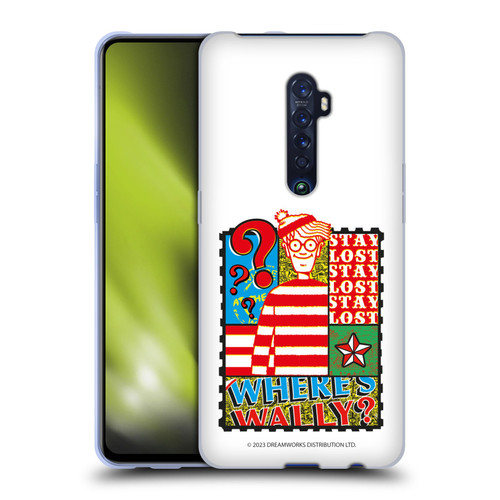 Where's Wally? Graphics Stay Lost Soft Gel Case for OPPO Reno 2