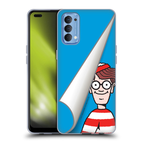Where's Wally? Graphics Peek Soft Gel Case for OPPO Reno 4 5G
