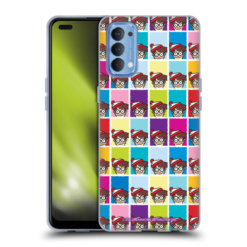 Where's Wally? Graphics Portrait Pattern Soft Gel Case for OPPO Reno 4 5G