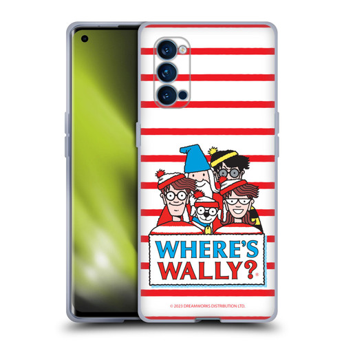 Where's Wally? Graphics Characters Soft Gel Case for OPPO Reno 4 Pro 5G
