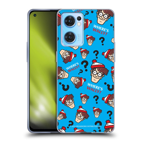 Where's Wally? Graphics Head Pattern Soft Gel Case for OPPO Reno7 5G / Find X5 Lite