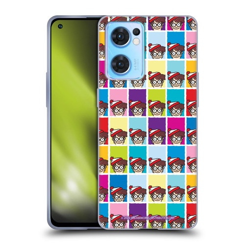 Where's Wally? Graphics Portrait Pattern Soft Gel Case for OPPO Reno7 5G / Find X5 Lite