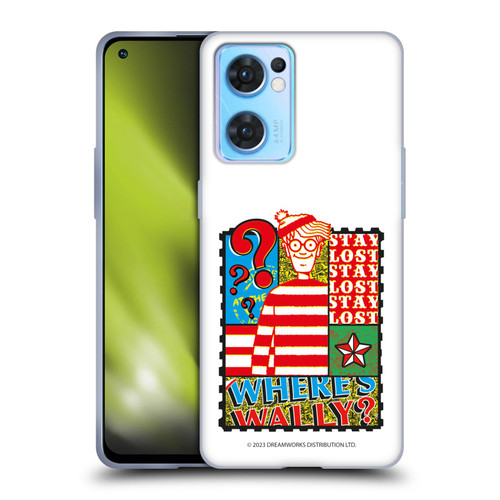 Where's Wally? Graphics Stay Lost Soft Gel Case for OPPO Reno7 5G / Find X5 Lite