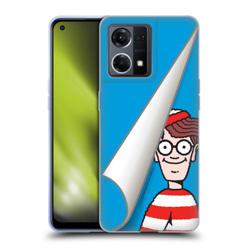 Where's Wally? Graphics Peek Soft Gel Case for OPPO Reno8 4G