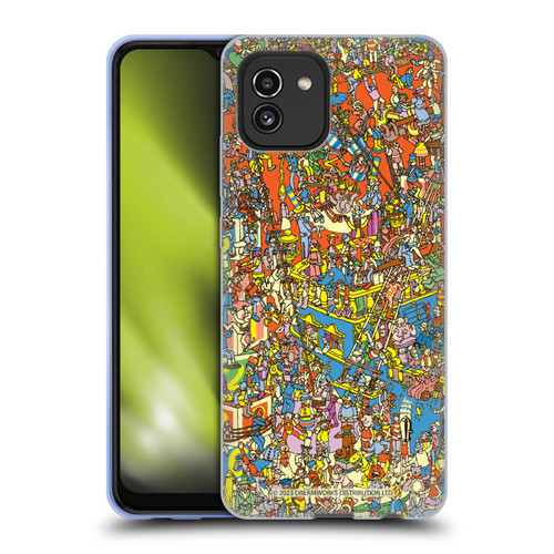Where's Wally? Graphics Hidden Wally Illustration Soft Gel Case for Samsung Galaxy A03 (2021)