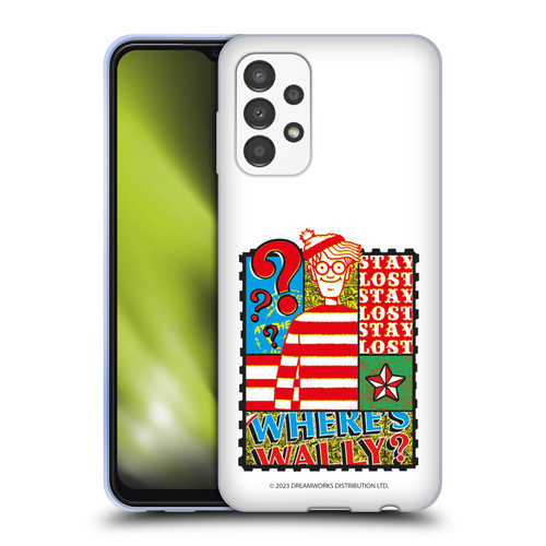 Where's Wally? Graphics Stay Lost Soft Gel Case for Samsung Galaxy A13 (2022)