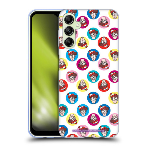 Where's Wally? Graphics Face Pattern Soft Gel Case for Samsung Galaxy A14 5G