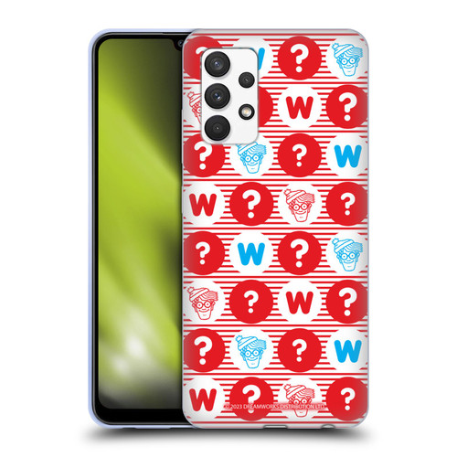 Where's Wally? Graphics Circle Soft Gel Case for Samsung Galaxy A32 (2021)