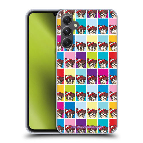 Where's Wally? Graphics Portrait Pattern Soft Gel Case for Samsung Galaxy A34 5G