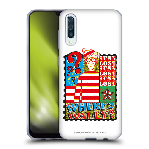 Where's Wally? Graphics Stay Lost Soft Gel Case for Samsung Galaxy A50/A30s (2019)
