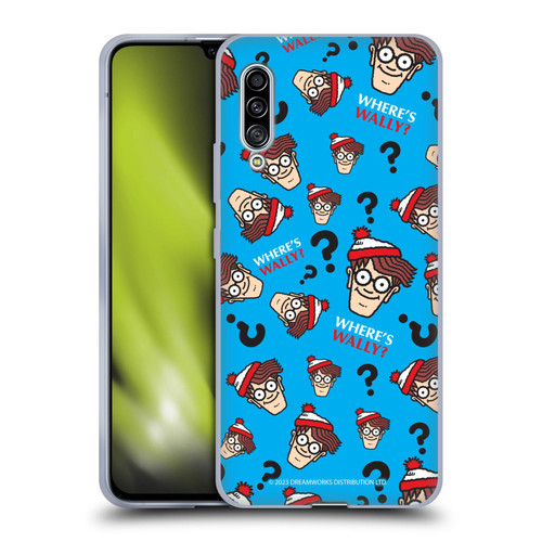 Where's Wally? Graphics Head Pattern Soft Gel Case for Samsung Galaxy A90 5G (2019)