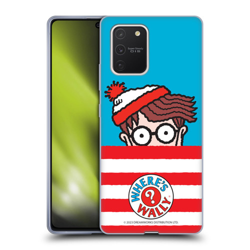Where's Wally? Graphics Half Face Soft Gel Case for Samsung Galaxy S10 Lite