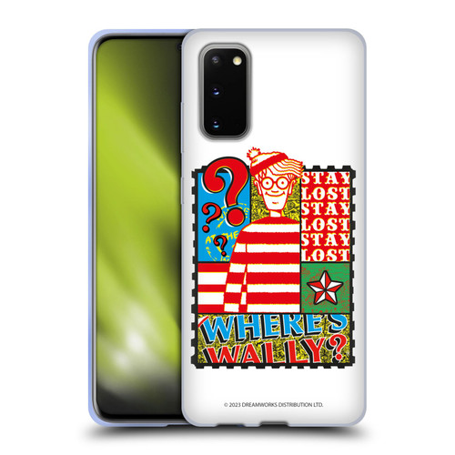 Where's Wally? Graphics Stay Lost Soft Gel Case for Samsung Galaxy S20 / S20 5G