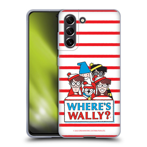 Where's Wally? Graphics Characters Soft Gel Case for Samsung Galaxy S21 FE 5G