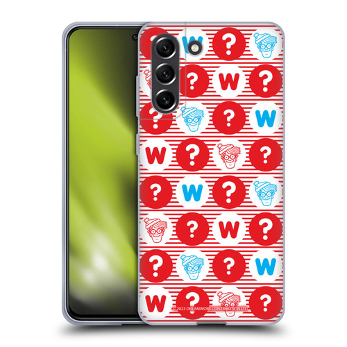 Where's Wally? Graphics Circle Soft Gel Case for Samsung Galaxy S21 FE 5G