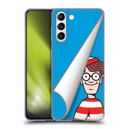Where's Wally? Graphics Peek Soft Gel Case for Samsung Galaxy S21 5G