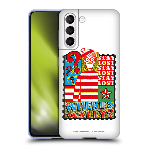 Where's Wally? Graphics Stay Lost Soft Gel Case for Samsung Galaxy S21 5G