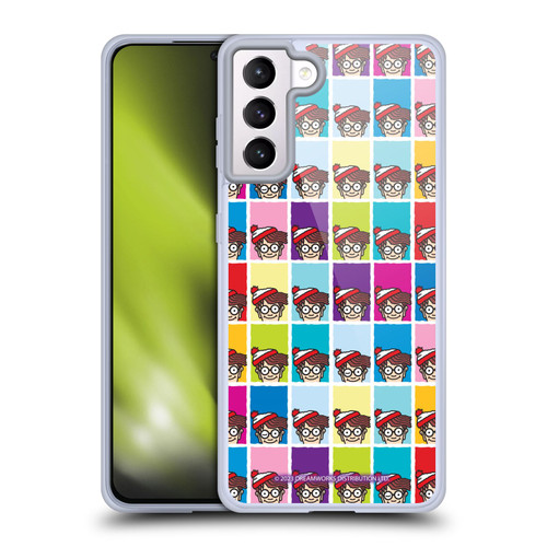 Where's Wally? Graphics Portrait Pattern Soft Gel Case for Samsung Galaxy S21+ 5G