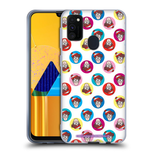 Where's Wally? Graphics Face Pattern Soft Gel Case for Samsung Galaxy M30s (2019)/M21 (2020)