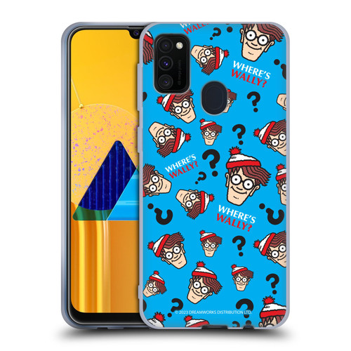 Where's Wally? Graphics Head Pattern Soft Gel Case for Samsung Galaxy M30s (2019)/M21 (2020)