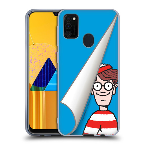 Where's Wally? Graphics Peek Soft Gel Case for Samsung Galaxy M30s (2019)/M21 (2020)